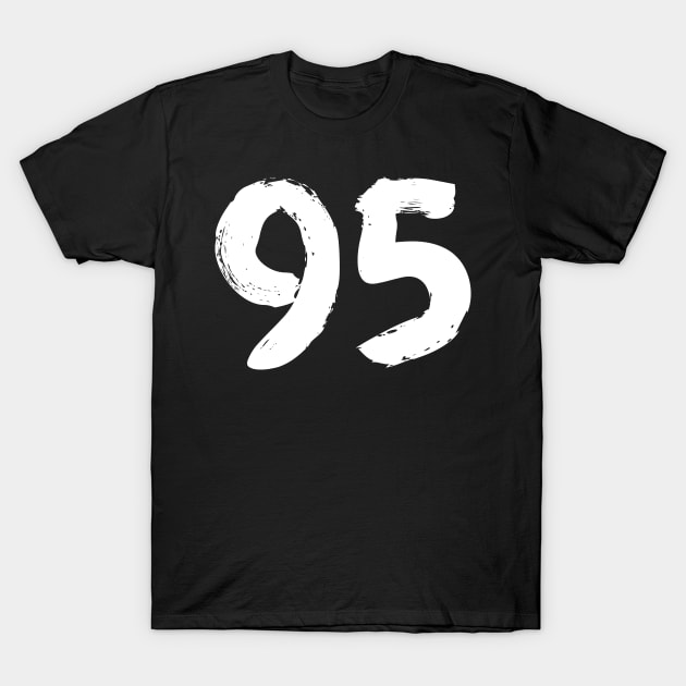 Number 95 T-Shirt by Erena Samohai